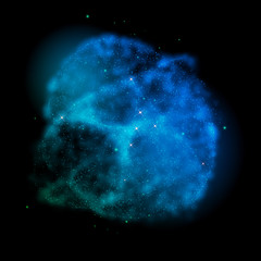 Wall Mural - cosmic color dust cloud nebula
