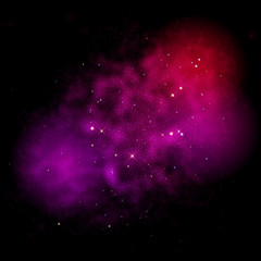 Wall Mural - cosmic color dust cloud nebula
