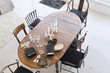 © Sollina Images/Blend Images - High angle view of dining table