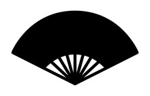 Chinese Folding Fixed Fan Flat Icon For Apps And Websites