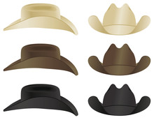 A Country And Western Cowboy Hat Selection