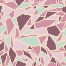 Abstract Seamless Pattern. The Effect Of Broken Glass