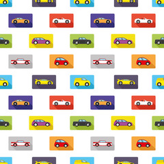 Poster - Colored cars.