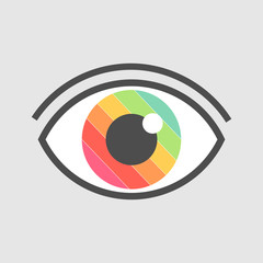 Wall Mural - eye colors vector