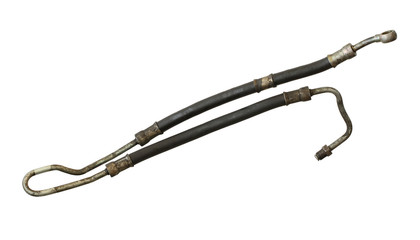 Wall Mural - power steering hose isolated on white background