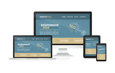 Wall Mural - responsive design and web devices.