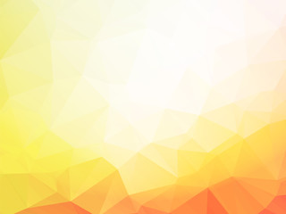 Wall Mural - low poly yellow background
