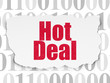 © Maksim Kabakou - Finance concept: Hot Deal on Torn Paper background