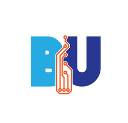 bu logotype simple tech