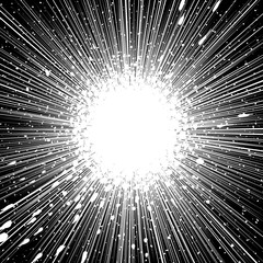 Wall Mural - sun ray or star burst comic radial lines background