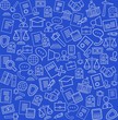 © elenavdovina - Legal services, blue background, seamless.