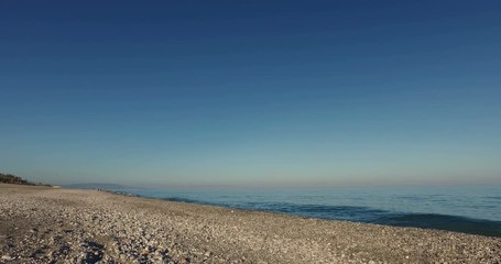 Wall Mural - 4k 360 Degreed for the Ionic Coast in Calabria near the Mediterranean Sea.