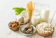 Selection Of Food That Is Rich In Calcium