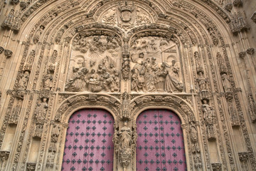 Wall Mural - Cathedral Church Door, Salamanca