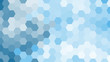 © inspiring.team - Pastel blue geometric hexagon pattern without contour.