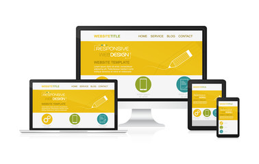 Wall Mural - responsive commerce web design.