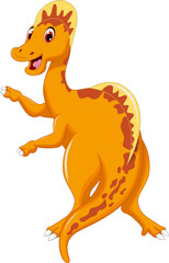 Wall Mural - cute dinosaur cartoon standing