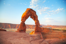 Delicate Arch At The Arches National Park
