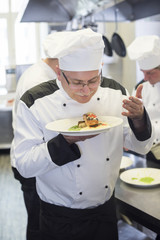 Wall Mural - Pleased with his signature dish