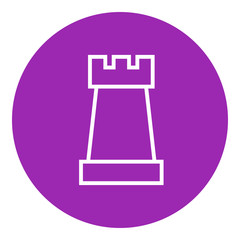 Poster - Chess line icon.