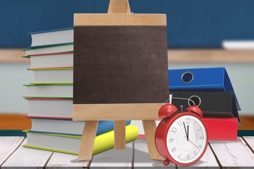 Poster - Composite image of school objects