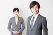 © taka - portrait of asian businessteam on white background