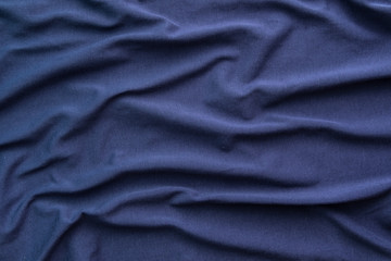 blue color cotton fabric texture background
