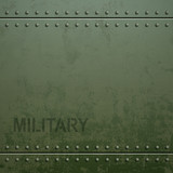 Old military armor texture with rivets. Metal background. Stock