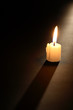 Candle On Dark
