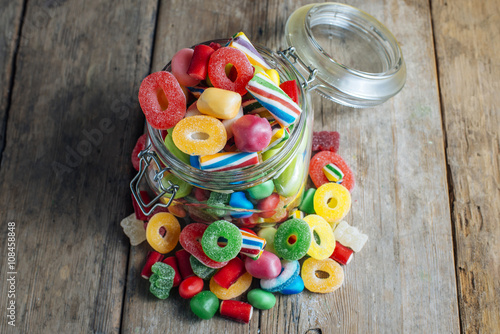 Obraz Dibond Colorful candy gum