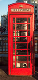 Fototapeta Natura - Red telephone box in London
