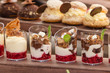 © torriphoto - French pastry. Desserts in glass