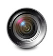 © realstockvector - Camera lens isolated on white background. Vector illustration