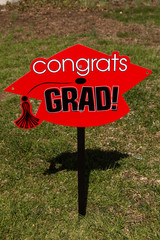 Canvas Print - Graduation Lawn Sign