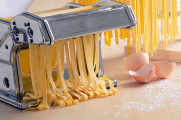 Wall Mural - Preparation of homemade pasta