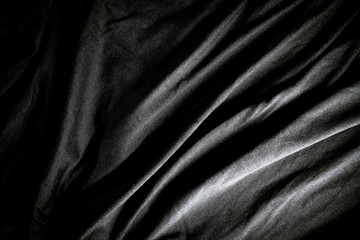 Fototapete - Fabric black background