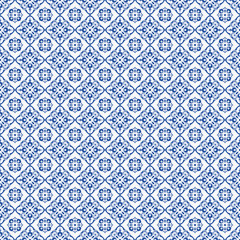 Poster - seamless vintage pattern