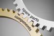 © Coloures-Pic - spare part components / Cogwheel