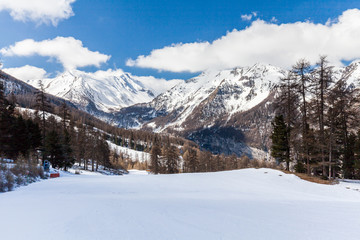 ski resort les orres, hautes-alpes, france