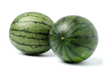 Watermelon on white background