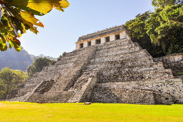 Wall Mural - Temple of the Inscriptions - Palenque, Chiapas, Mexico