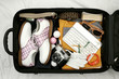 Golf vacations suitcase
