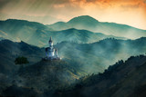 Budha image in valley of the dark