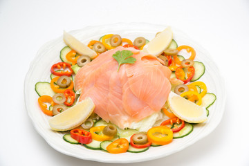 Poster - salmon salad