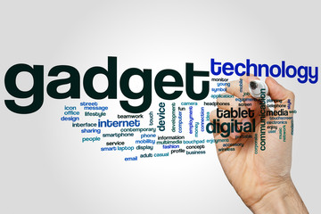 Wall Mural - gadget word cloud
