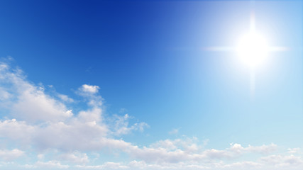 Wall Mural - cloudy blue sky abstract background, blue sky background with ti