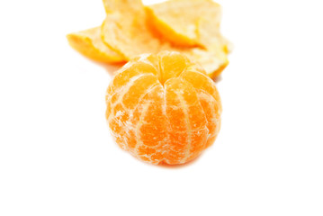 Wall Mural - A Whole Peeled Tangerine Ready to Eat