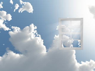 Window in sky