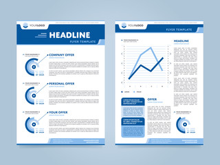 Wall Mural - Brochure design template, business layout, vector illustration.