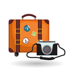 Poster - Flat illustration of travel design 